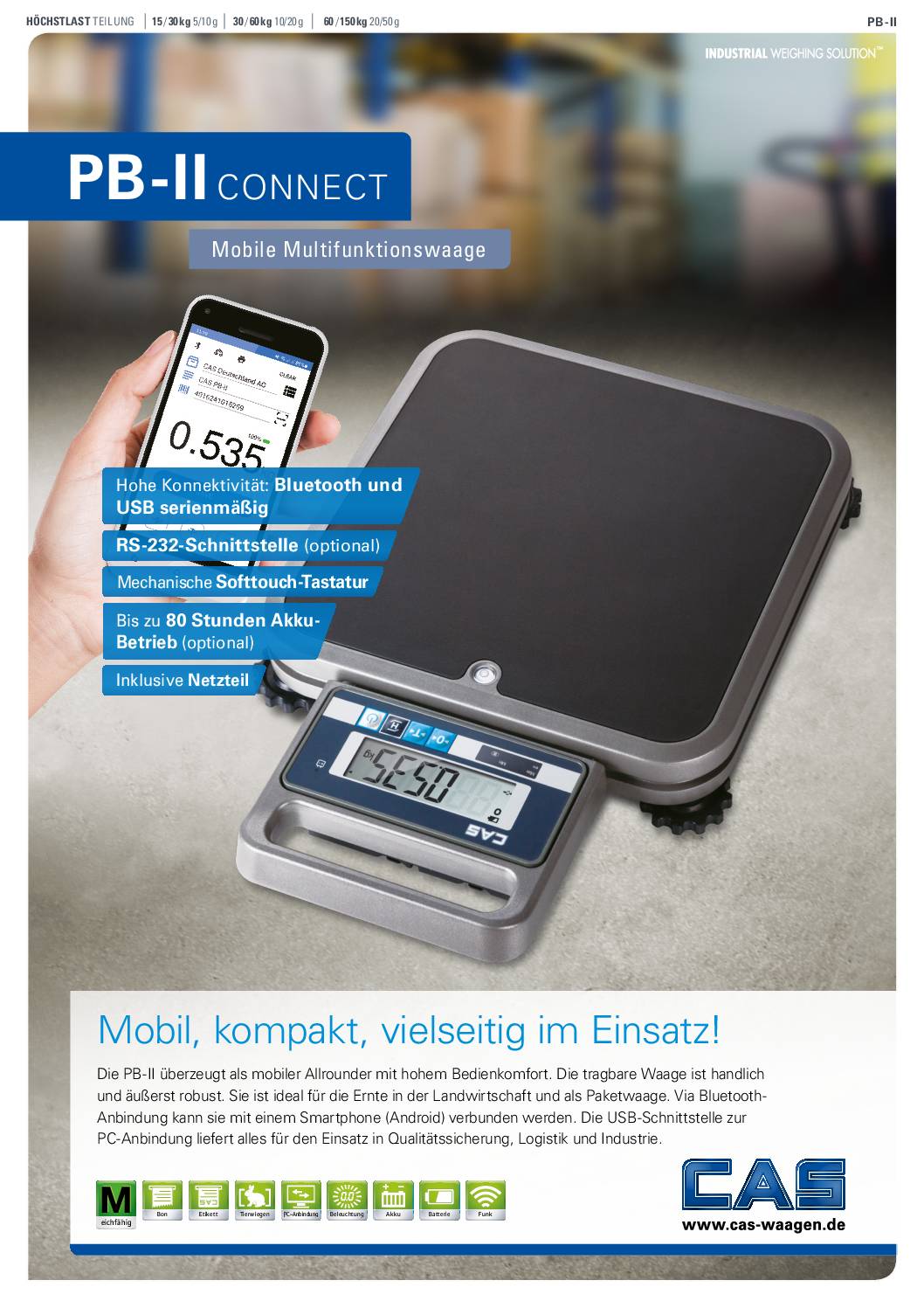 PB-II Connect – CAS Retail